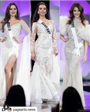 Fashion Miss Egypt Diana Hamed in Elham EL Youssef Gowns UAE