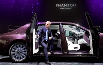 Social Rolls-Royce Phantom at Dubai International Motor show UAE