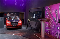 Social Rolls-Royce Phantom at Dubai International Motor show UAE
