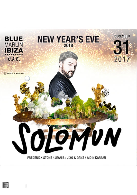 Blue Marlin Dubai Marina New Year NYE 2018 with Solomun at Blue Marlin Ibiza UAE  UAE