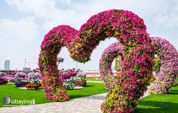 Leisure Sites Dubai Dubai Miracle Garden Tourism Visit UAE
