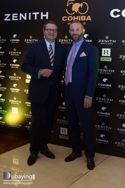 Social Launching of The Zenith El Primero Cohiba in Dubai UAE