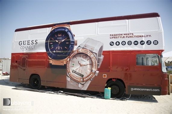 Social GUESS CONNECT worldwide debut in Dubai UAE