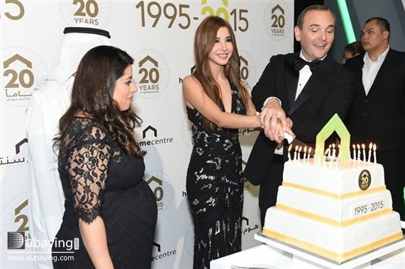 Social Nancy Ajram at Home Centre 20th Anniversary UAE