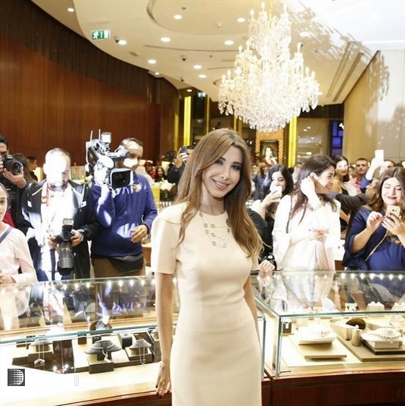 The Dubai Mall Downtown Dubai Social Nancy Ajram at Damas Jewellery UAE