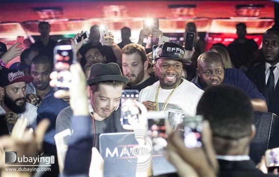 Nightlife and clubbing 50 Cent at Movida Dubai UAE