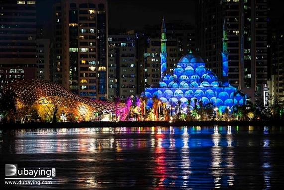 Festivals and Big Events Sharjah Light Festival  UAE