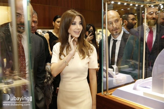 The Dubai Mall Downtown Dubai Social Nancy Ajram at Damas Jewellery UAE