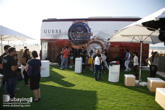 Social GUESS CONNECT worldwide debut in Dubai UAE