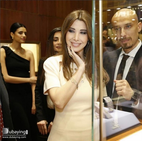 The Dubai Mall Downtown Dubai Social Nancy Ajram at Damas Jewellery UAE