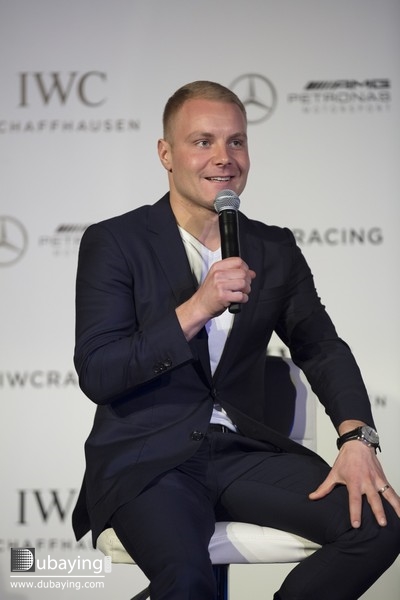Social IWC Schaffhausen talk session with Valtteri Bottas and David Croft UAE