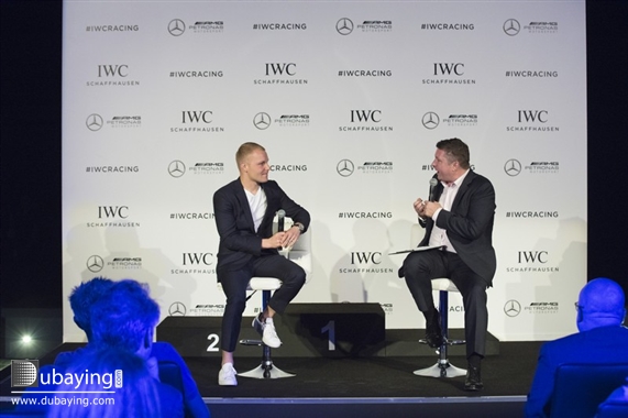 Social IWC Schaffhausen talk session with Valtteri Bottas and David Croft UAE