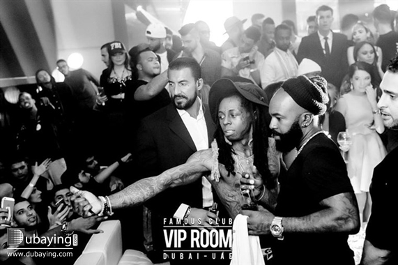 Vip Room Dubai Business Bay Nightlife and clubbing LIL WAYNE at VIP ROOM DUBAI UAE