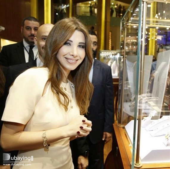 The Dubai Mall Downtown Dubai Social Nancy Ajram at Damas Jewellery UAE