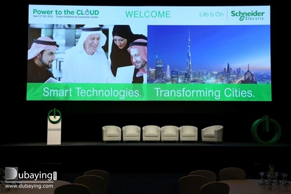 Social Schneider Electric Power to the Cloud UAE