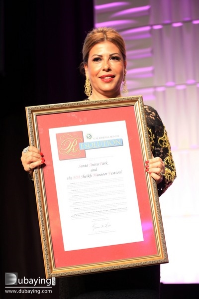 Escapes California State Senate commends role of HH Sheikh Mansoor Festival UAE