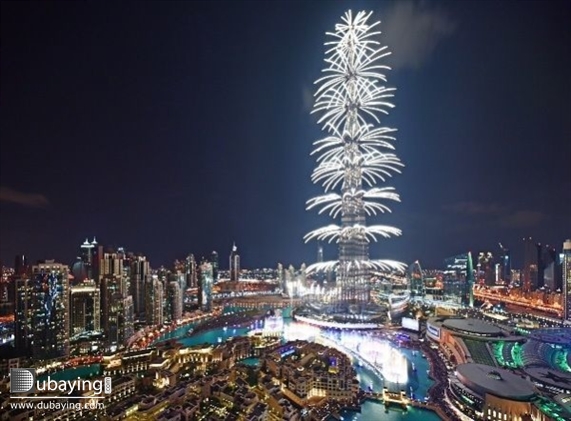 Burj Khalifa Downtown Dubai New Year New Year Eve 2016 UAE