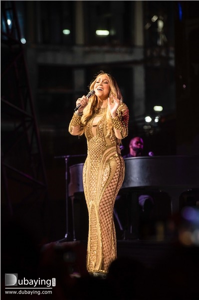 Nightlife and clubbing Mariah Carey and Hussain Al Jassmi perform live in Dubai  UAE