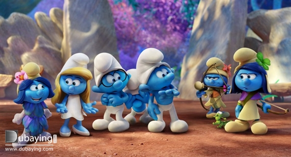 Social Smurfs: The Lost Village Premiere UAE