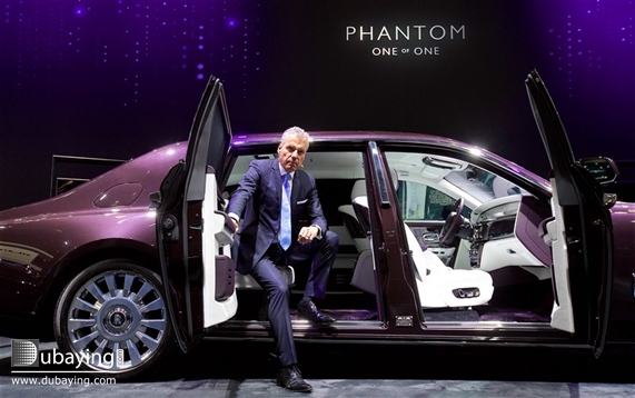 Social Rolls-Royce Phantom at Dubai International Motor show UAE
