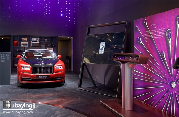 Social Rolls-Royce Phantom at Dubai International Motor show UAE